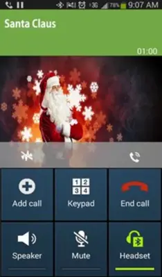 Chat With Santa android App screenshot 1